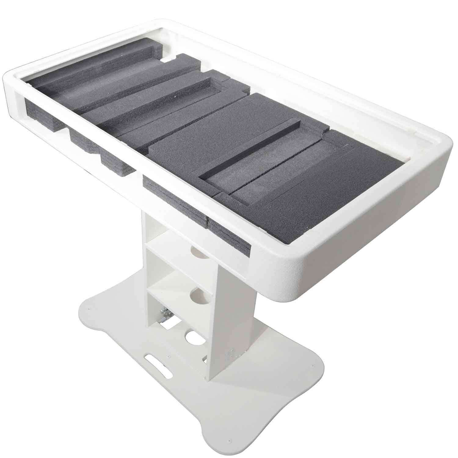 ProX XZF-DJCT W DJ Control Tower Travel Stand for PIONEER XDJ-XZ, DDJ-1000, DDJ-SX3 RANE One - White Finish - Hollywood DJ