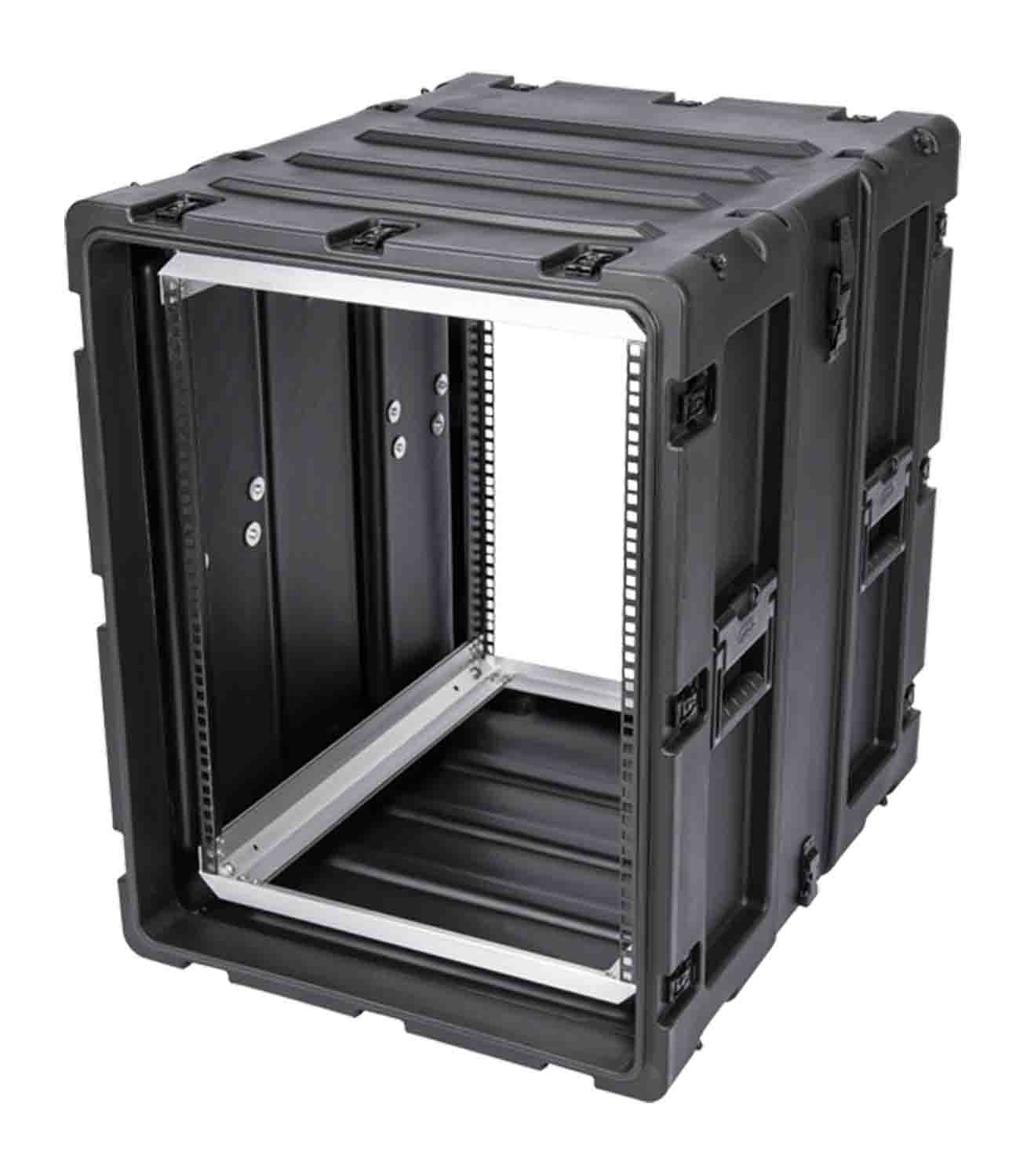 SKB Cases 3RS-14U24-25B Transport Case for 14 RU 24-Inch Deep Static Shock Rack - Hollywood DJ