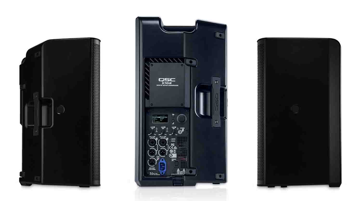 QSC K10.2, 10-inch 2000W Powered Portable PA Speaker with Integrated Speaker Processor - Hollywood DJ