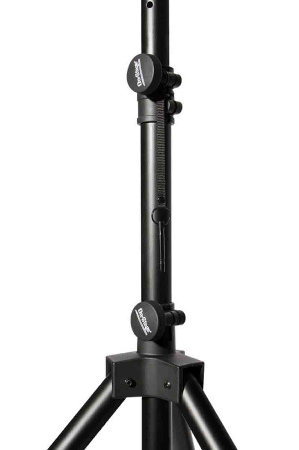 Onstage SS7762B Speaker Stand with Adjustable Leveling Leg - Hollywood DJ