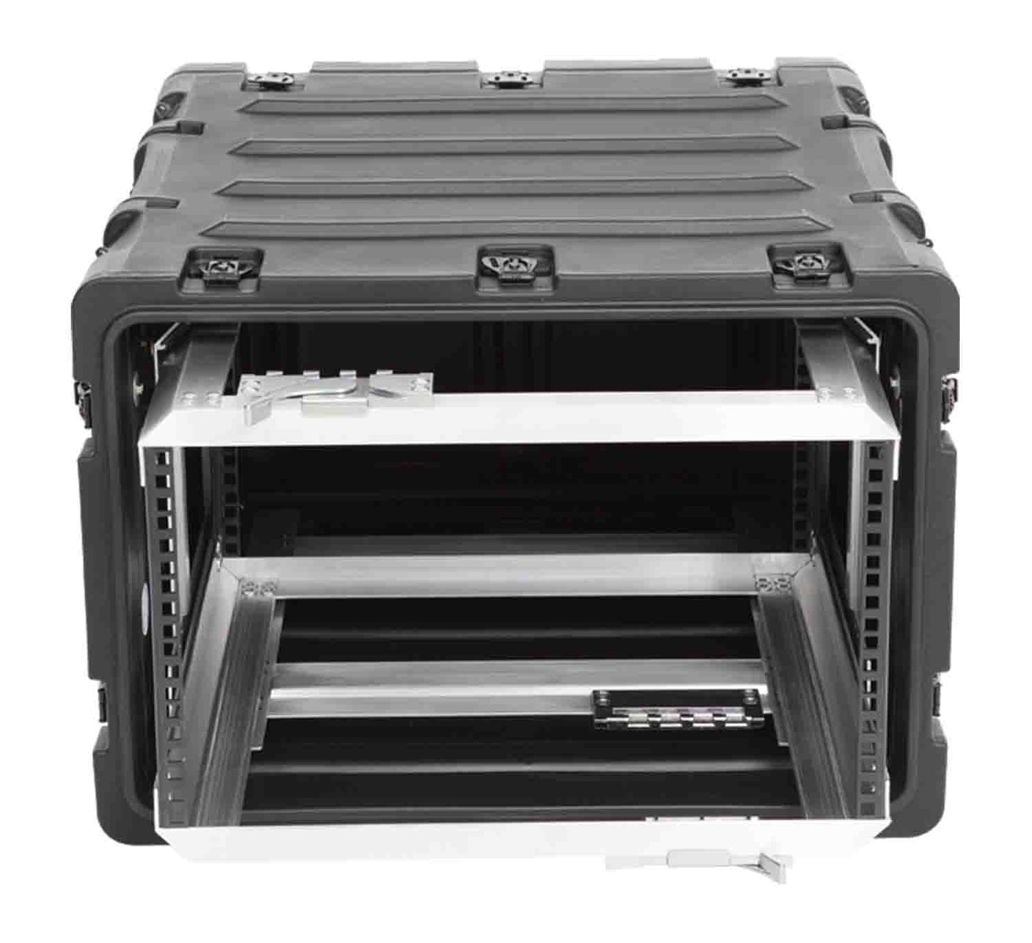 SKB Cases 3RR-6U20-22B 6U 20-inch Deep RR Series Shock Rack Case - Hollywood DJ