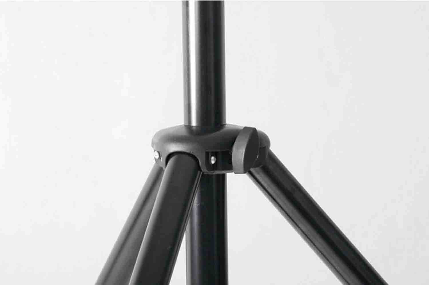 K&M 21436.177.55 Aluminum Speaker Stand - Black - Hollywood DJ