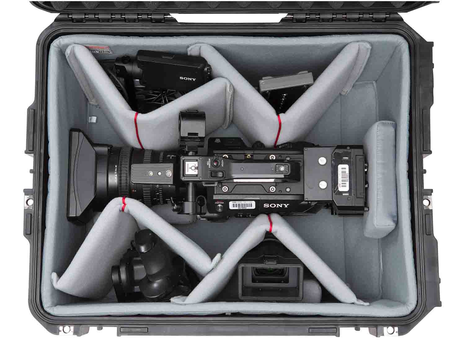 SKB Cases 3i-2217-12DT iSeries 2217-12 Case with Think Tank Video Dividers and Lid Foam - Black - Hollywood DJ