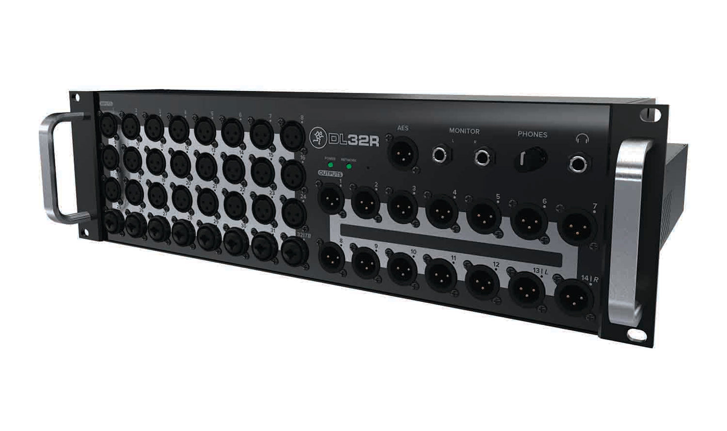Mackie DL32R Install Rackmount Kit Extended Front and Rear Rackmount Brackets for DL32R - Hollywood DJ