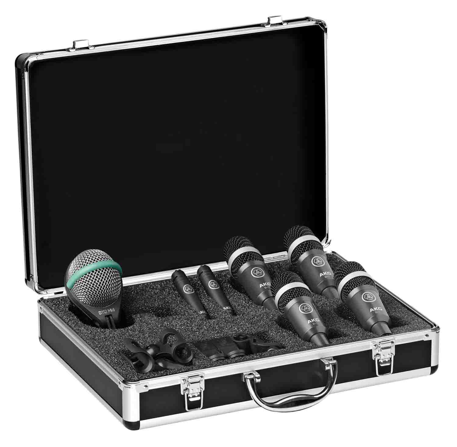 AKG DRUMSET CONCERT 1 Professional Drum Microphone Set - Hollywood DJ