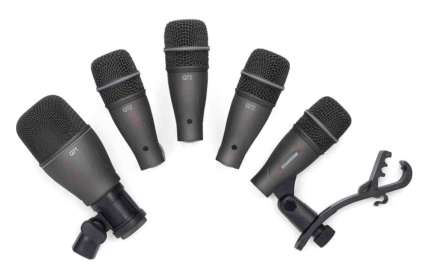 Samson DK705, 5-Piece Drum Mic Kit - Hollywood DJ