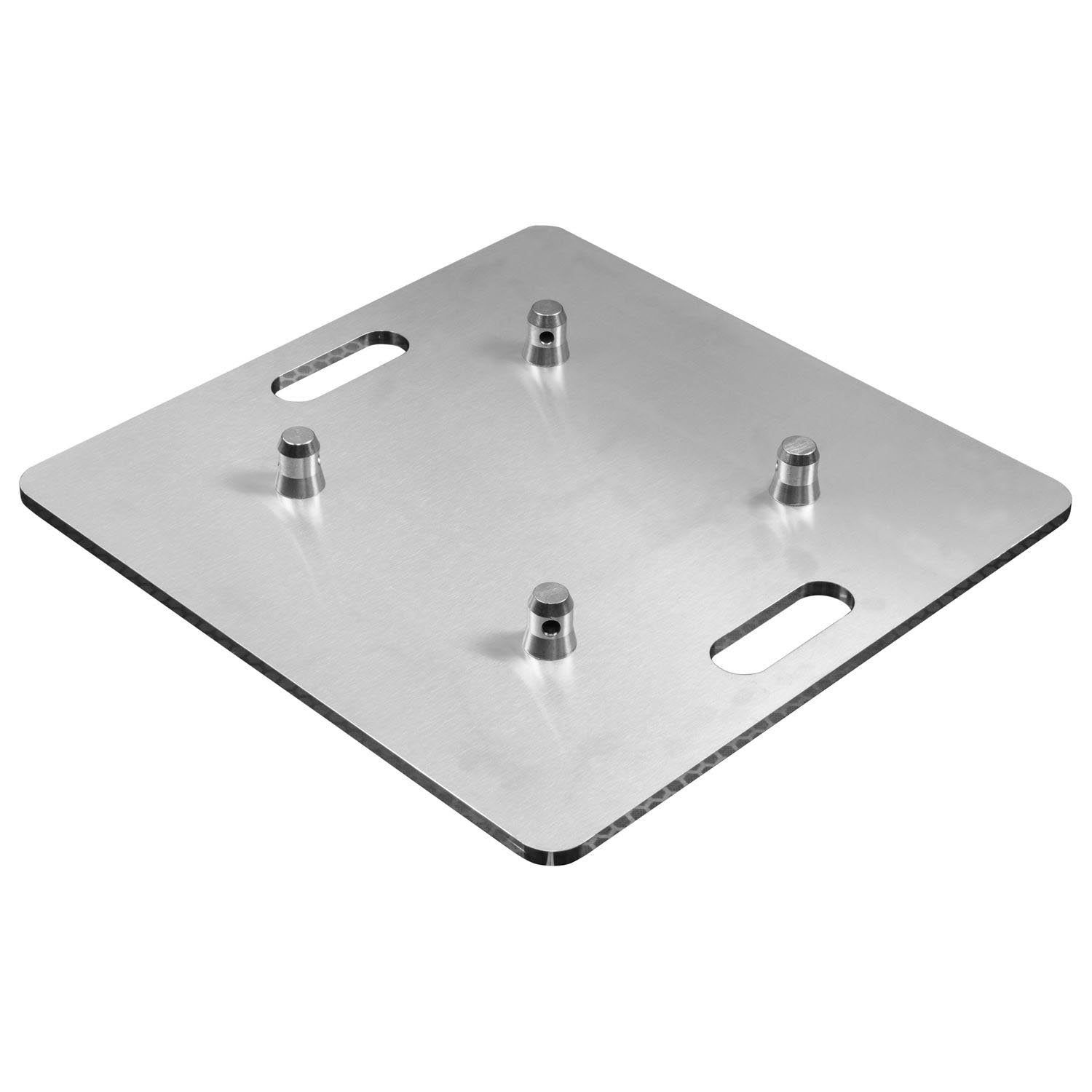 Show Solutions SCT290-BP20 Aluminum Base Plate for 290 mm x 290 mm Box Truss - 20″ x 20″ - Hollywood DJ