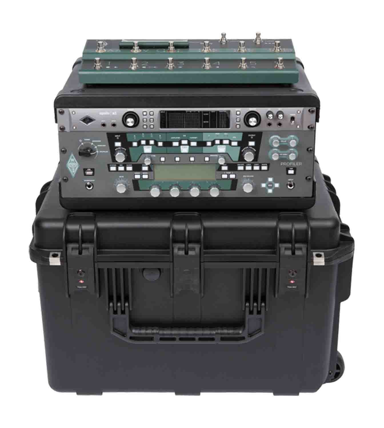 SKB Cases 3i-3614-TKBD 4U iSeries Injection Molded Guitar FX Fly Rack - Hollywood DJ