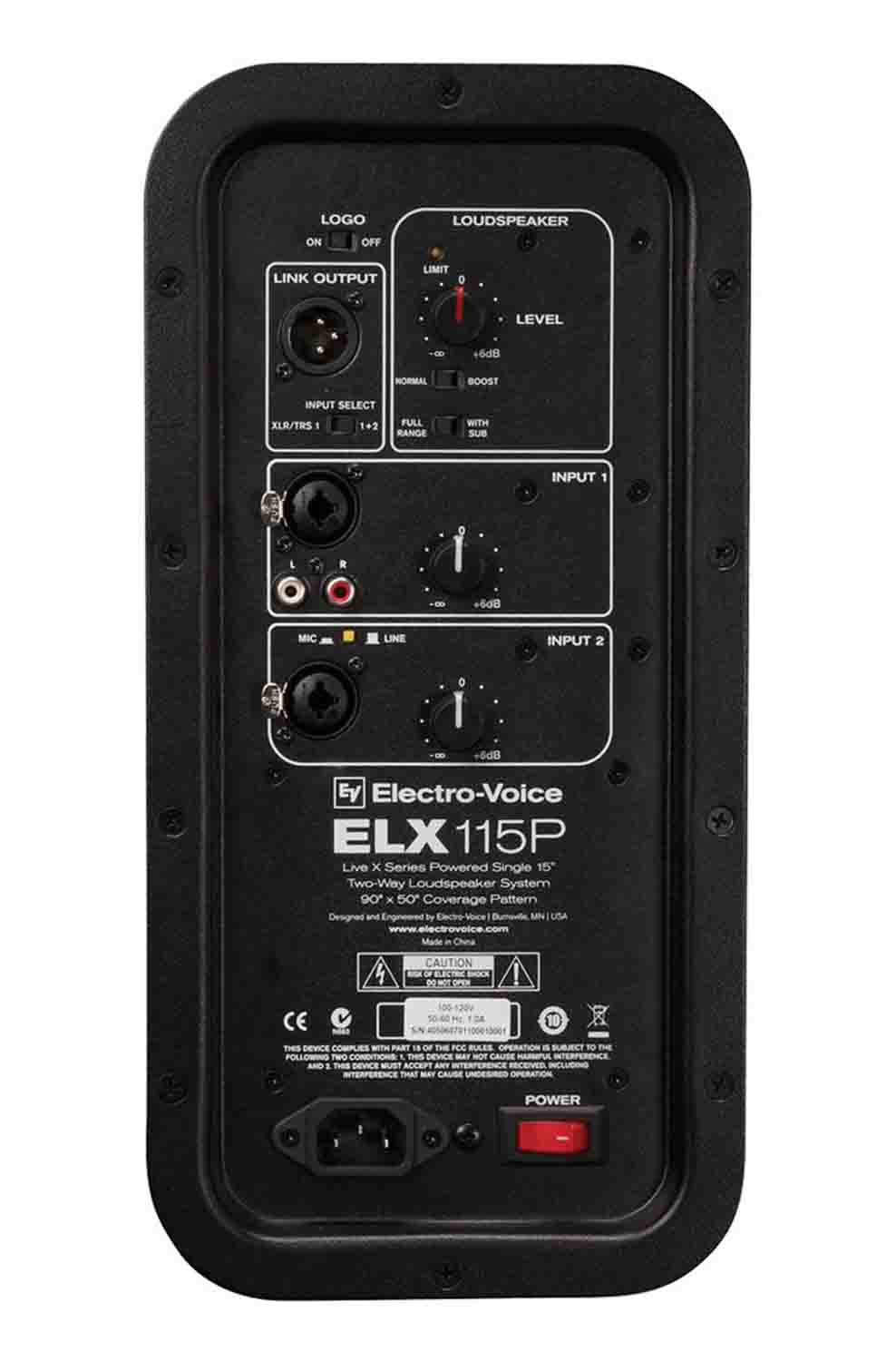 Electro-Voice 2-Way Powered Loudspeaker (Black) - Hollywood DJ
