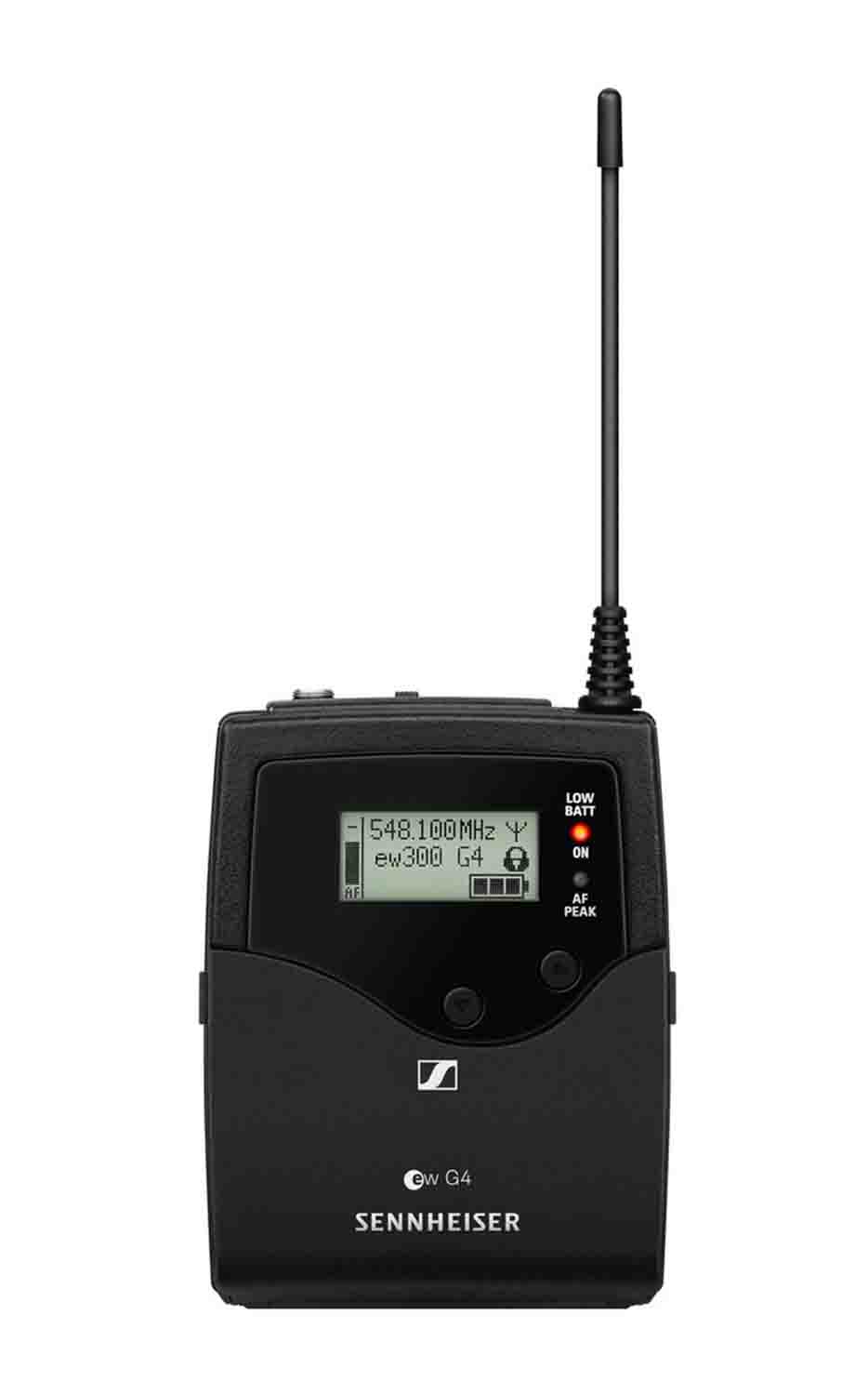 Sennheiser EW 300 G4-BASE COMBO-AW+, Wireless Microphone System with No Mics (AW+: 470 to 558 MHz) - Hollywood DJ