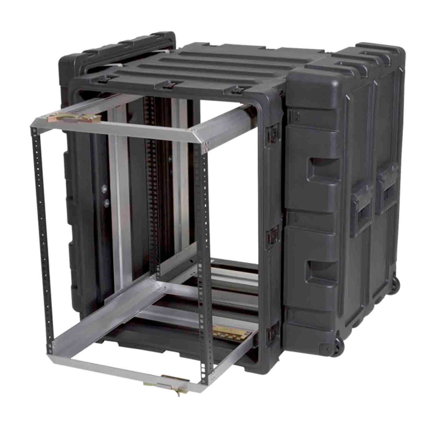 SKB Cases 3RR-14U24-25B, 14U 24-Inch Deep RR Series Shock Rack Case - Hollywood DJ