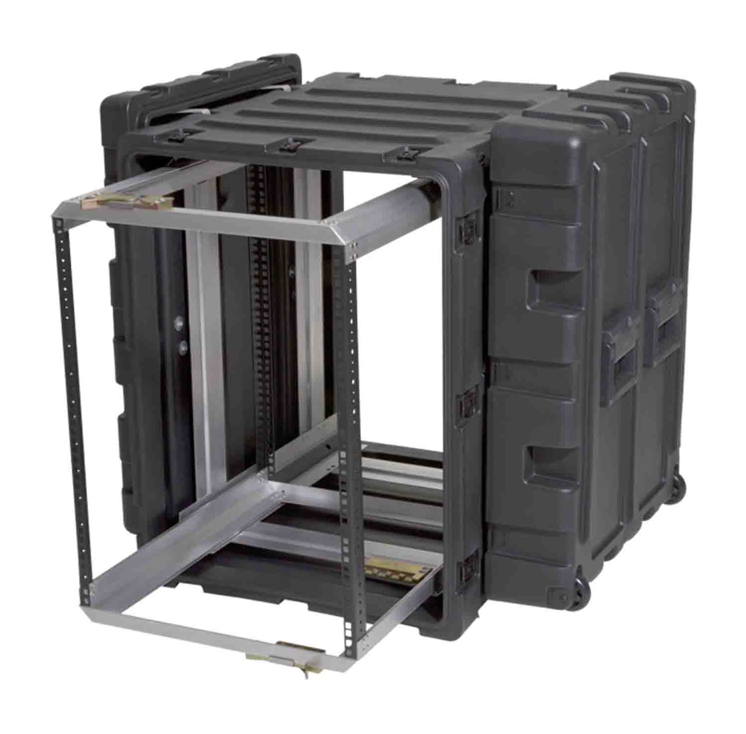 SKB Cases 3RR-14U24-25B, 14U 24-Inch Deep RR Series Shock Rack Case - Hollywood DJ