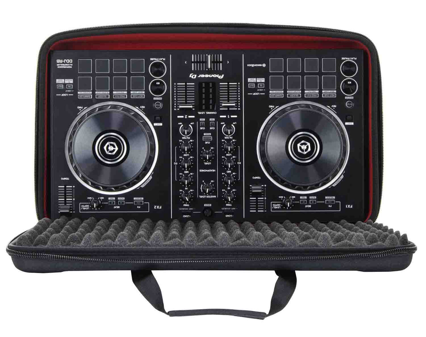Odyssey B2200003 Redline Soft Case Series for Pioneer DDJ-FLX4, DDJ-400 DDJ-RB Traktor S2 MK3 Controllers - Hollywood DJ