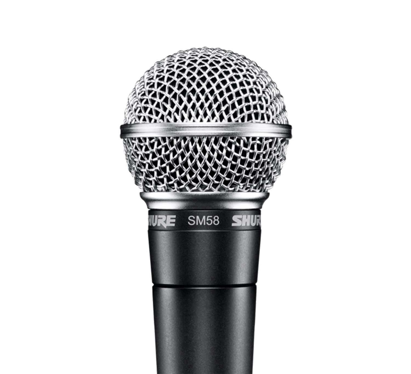 Shure SM58-CN Dynamic Cardioid Microphone with Cable and 3-pin XLR Connector - Dark Grey - Hollywood DJ