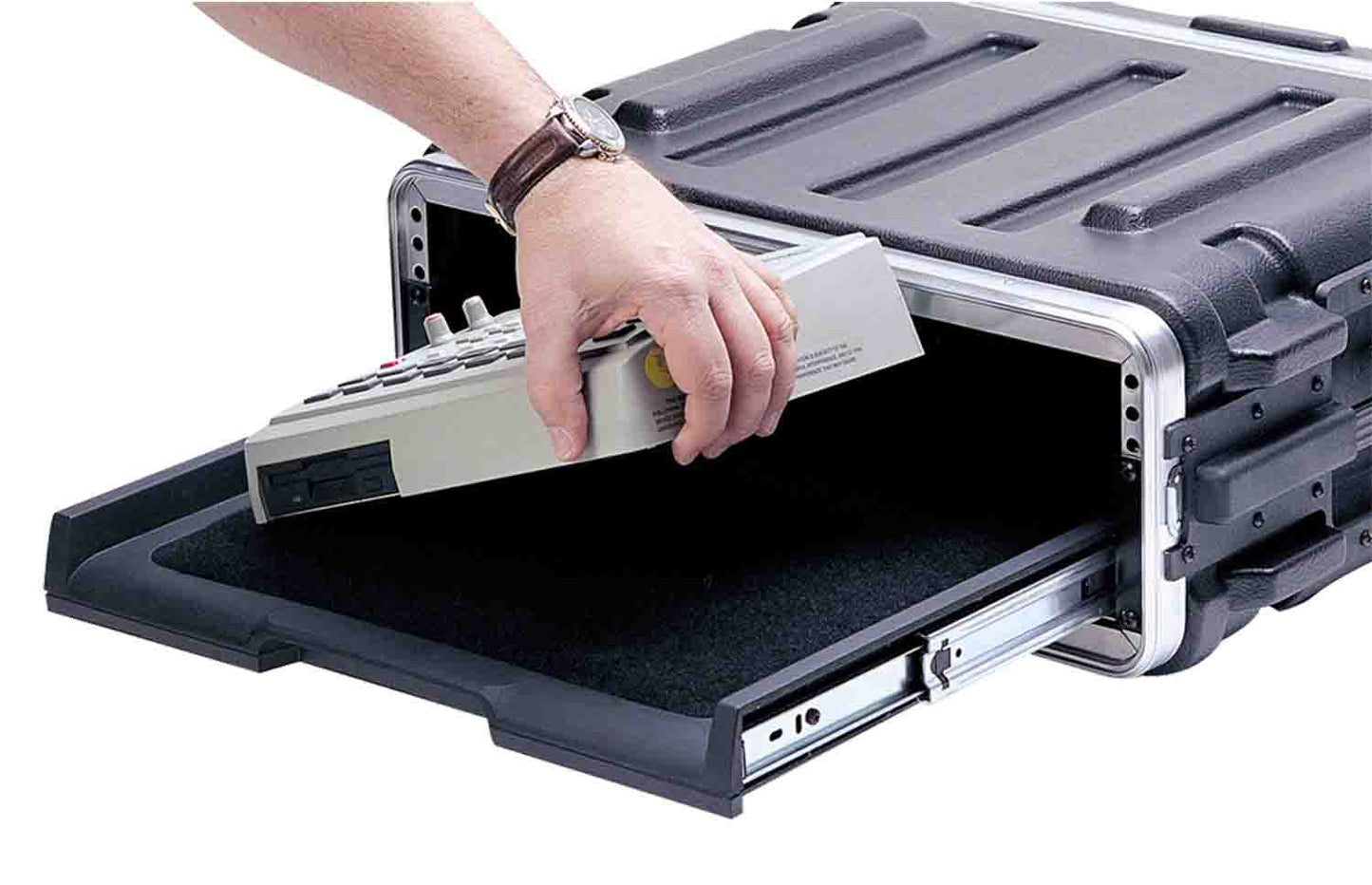 SKB Cases 1SKB-VS-1 Hook-and-Loop Fastener Shelf - 2 RU - Hollywood DJ