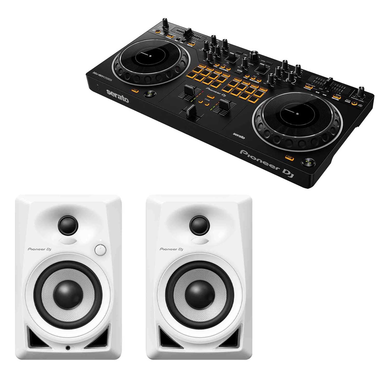 Pioneer Rev1 Package with DM40 Speakers - Hollywood DJ
