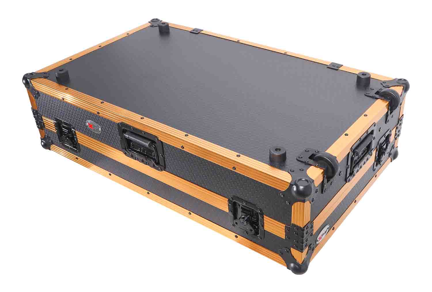 PROX XS-XDJXZWLTFGLD ATA Flight Case For Pioneer XDJ-XZ DJ Controller with Laptop Shelf - Hollywood DJ