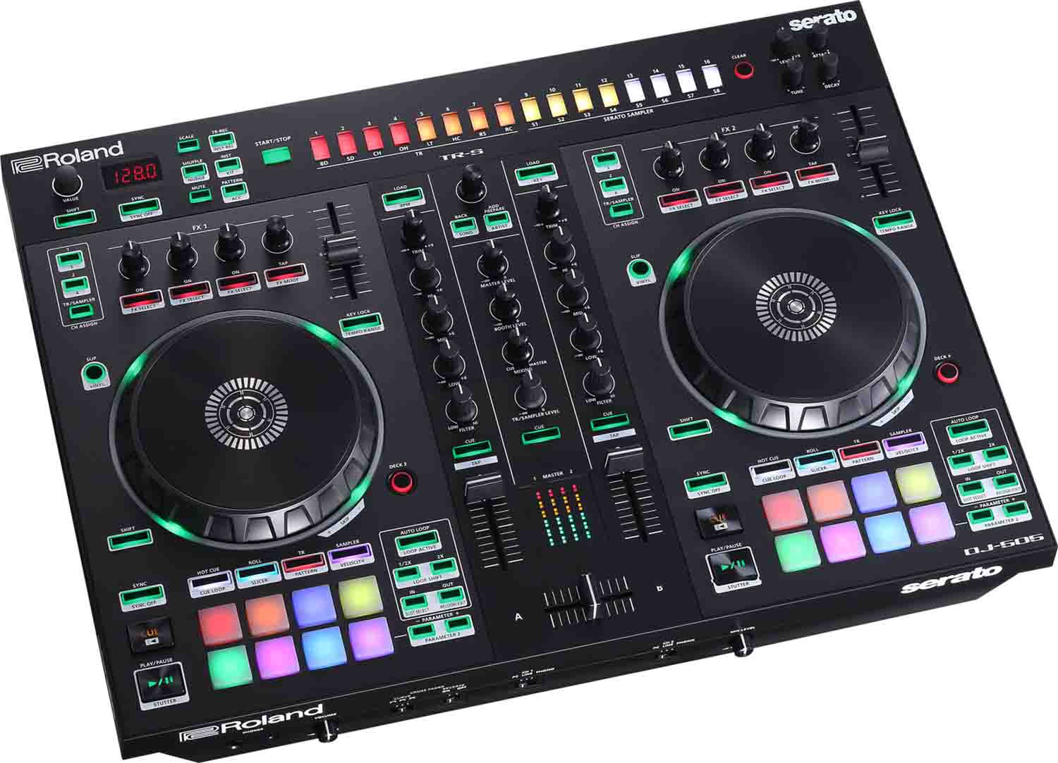 B-Stock: Roland DJ-505, 2-Deck Serato DJ Controller with Drum Machine - Hollywood DJ