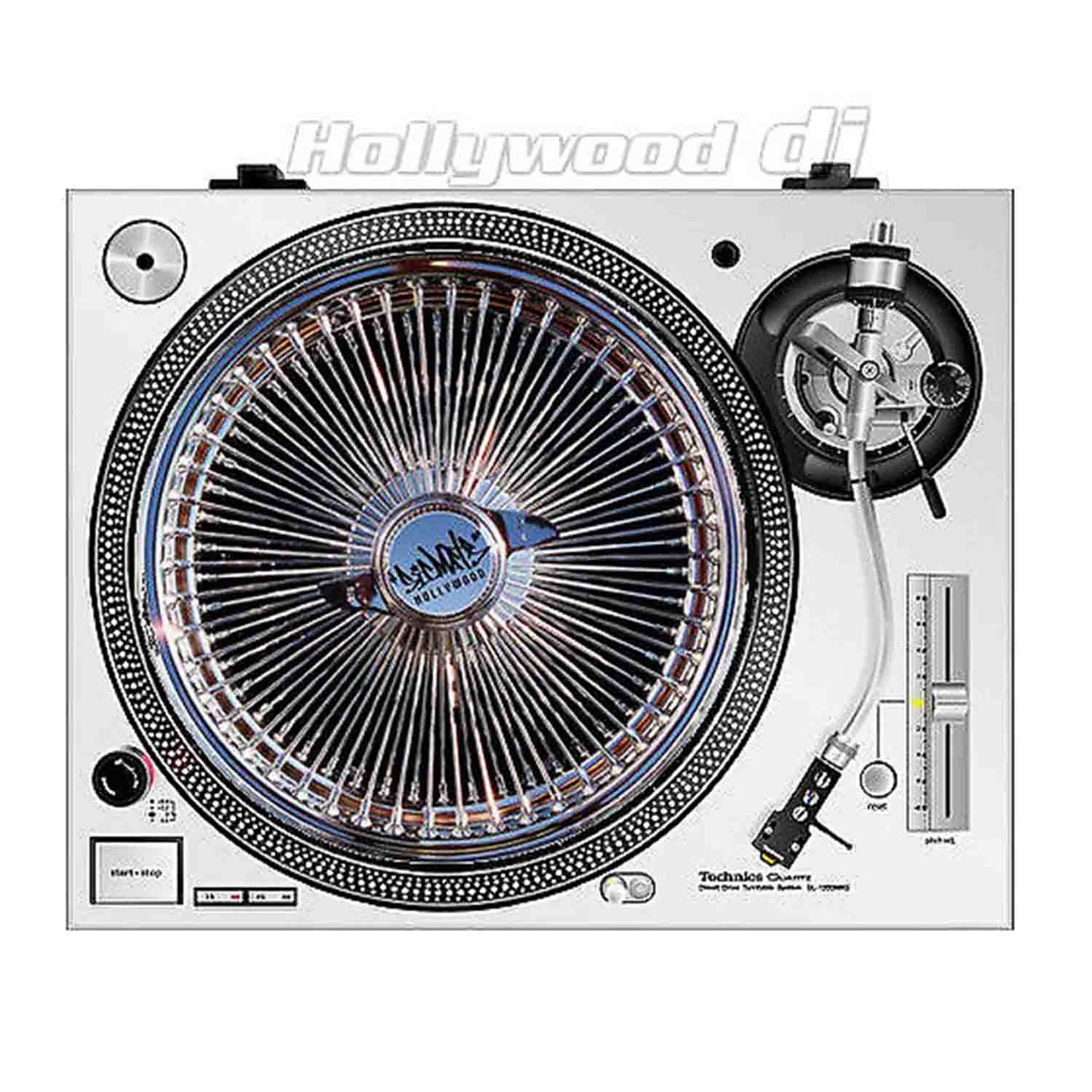 Sicmats DJ Slipmats DUBS Technics Turntable Slip Mat Set Sic Mats - Pair - Hollywood DJ