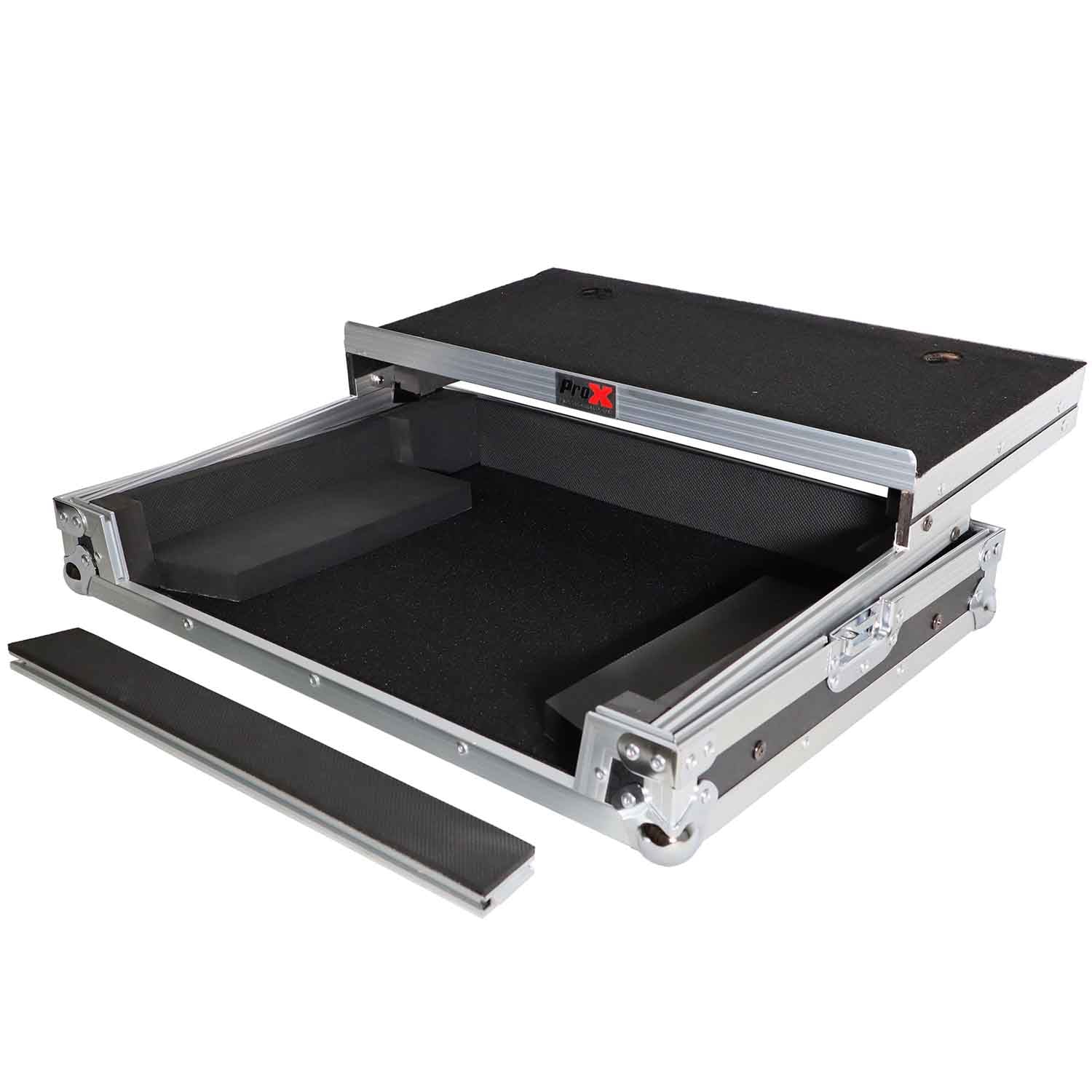ProX X-DDJREV1LT Flight Case for Pioneer DDJ-REV1 Digital Controller with Sliding Laptop Shelf - Hollywood DJ