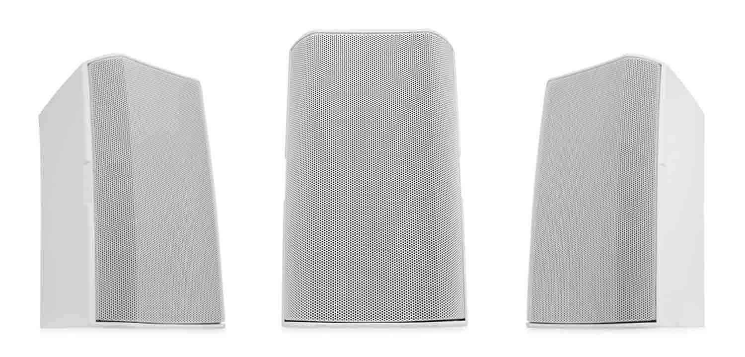 QSC AD-S8T-WH Acoustic Design Series 8-Inch 2-Way 200W Surface-Mount Loudspeaker - White - Hollywood DJ