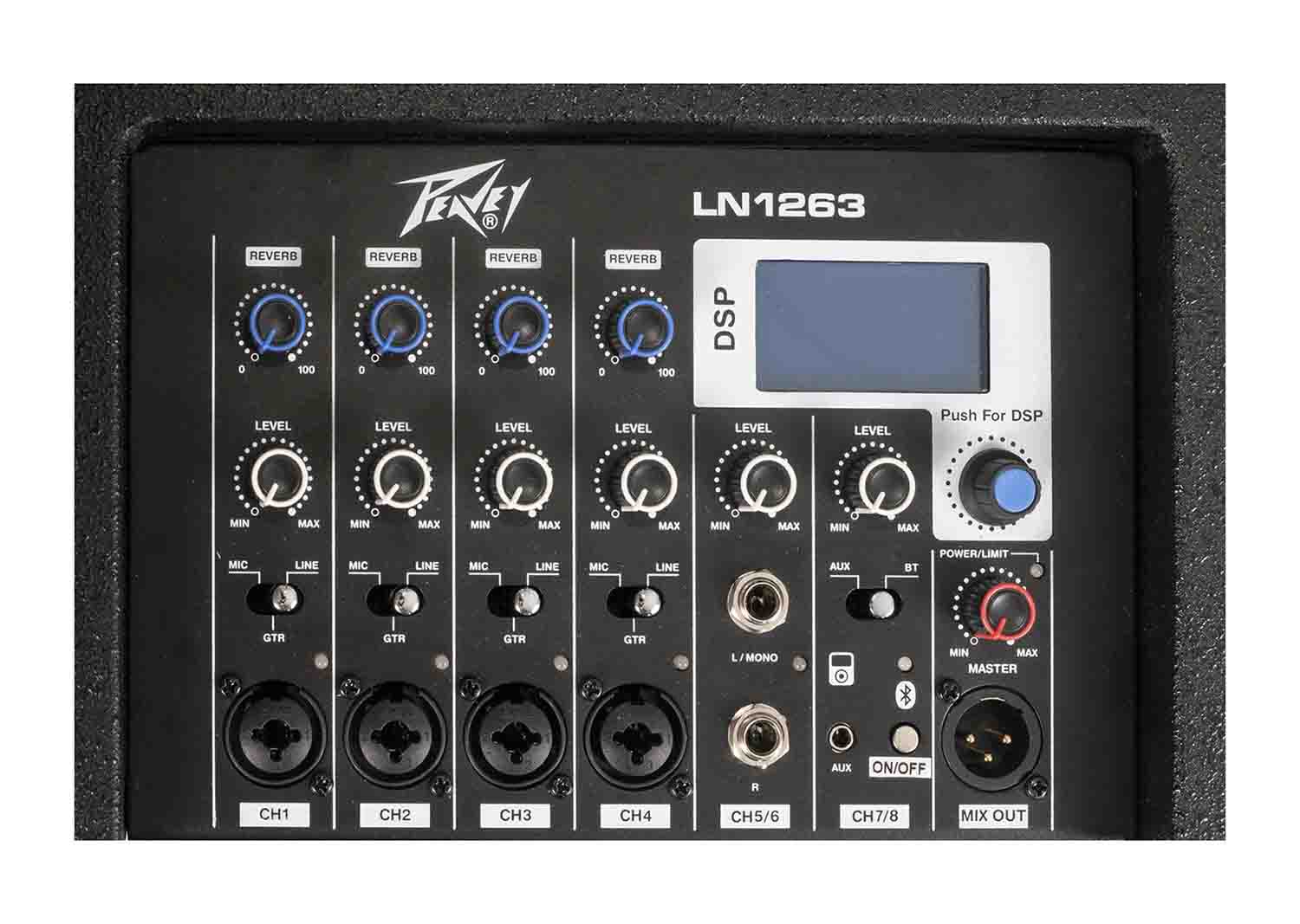 Peavey LN1263 Column Array 1200W Portable PA System with Bluetooth - Hollywood DJ