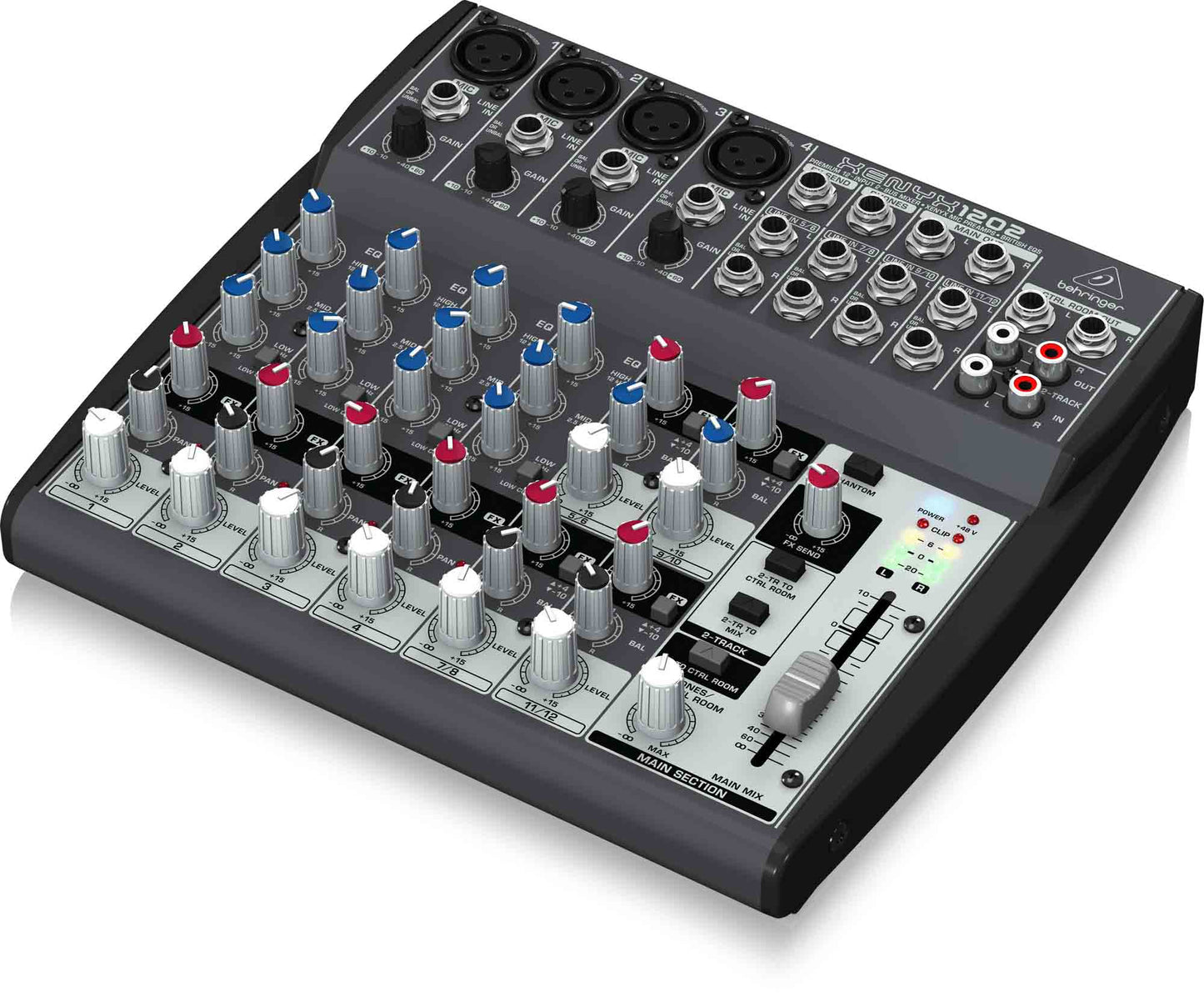 B-Stock: Behringer 1202 Premium 12-Input 2-Bus Mixer with XENYX Mic Preamps and British EQs - Hollywood DJ