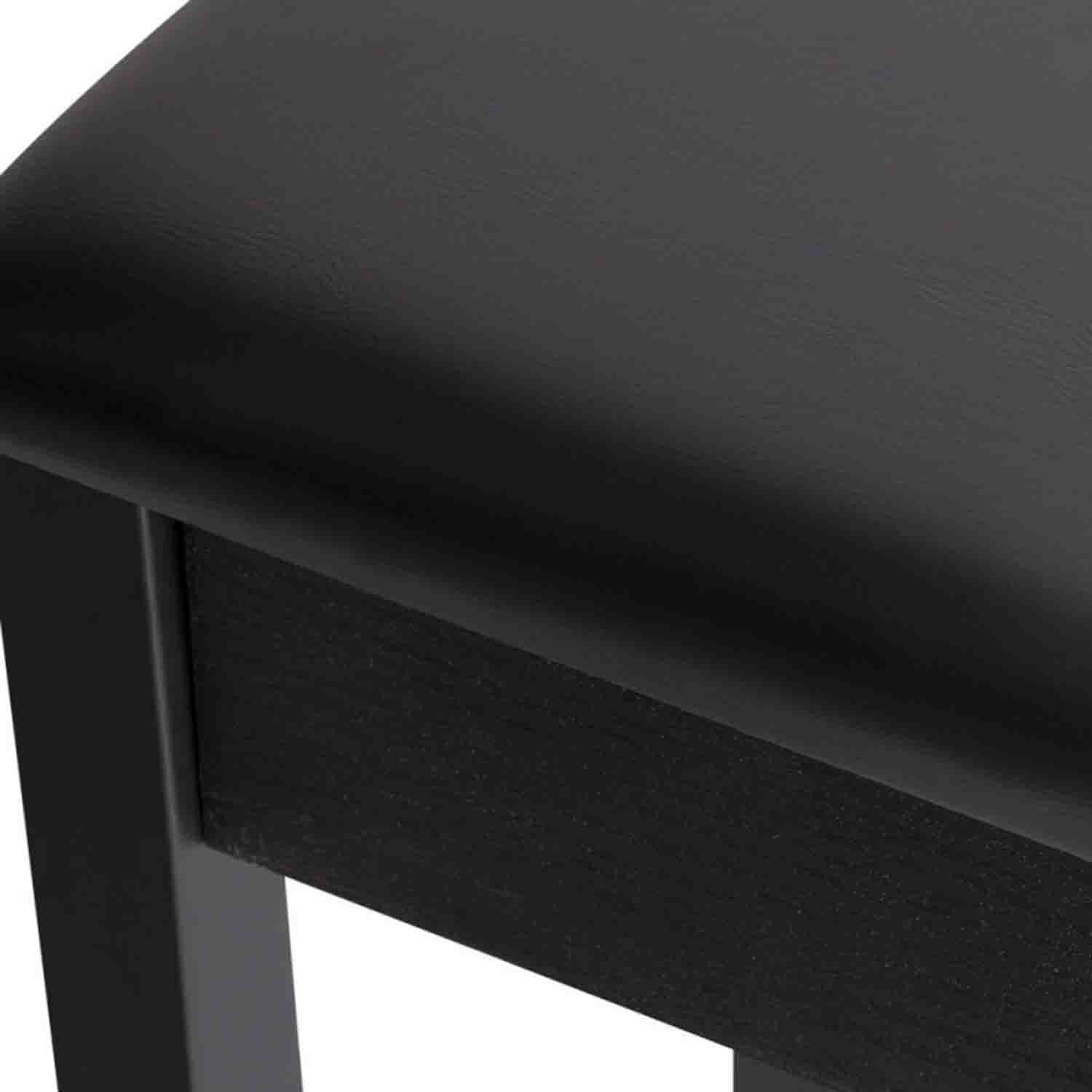 OnStage KB8802B Keyboard & Piano Bench (Black) - Hollywood DJ