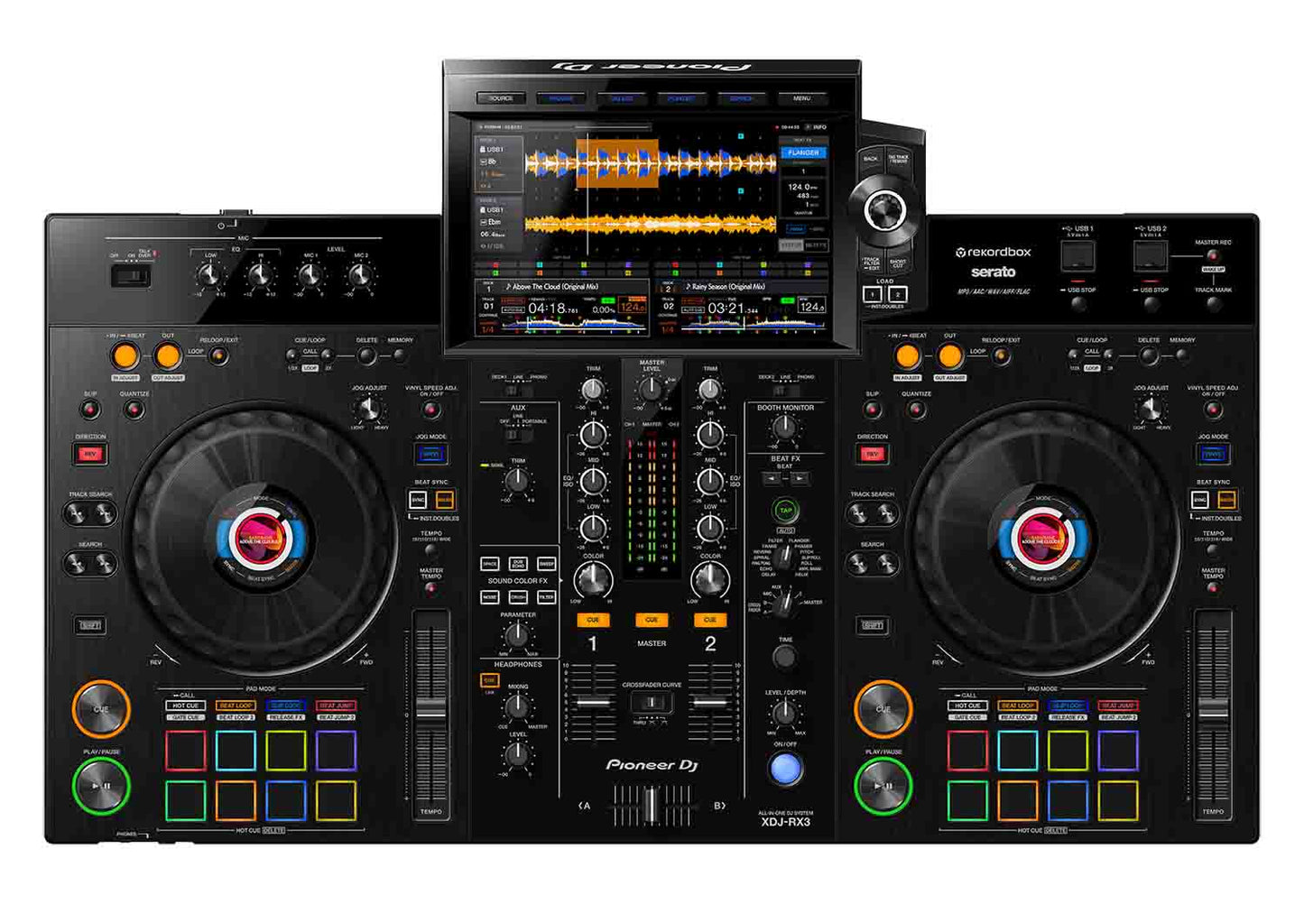 B-Stock: Pioneer DJ XDJ-RX3, 2 Channel Performance All-In-One DJ Controller System - Black - Hollywood DJ