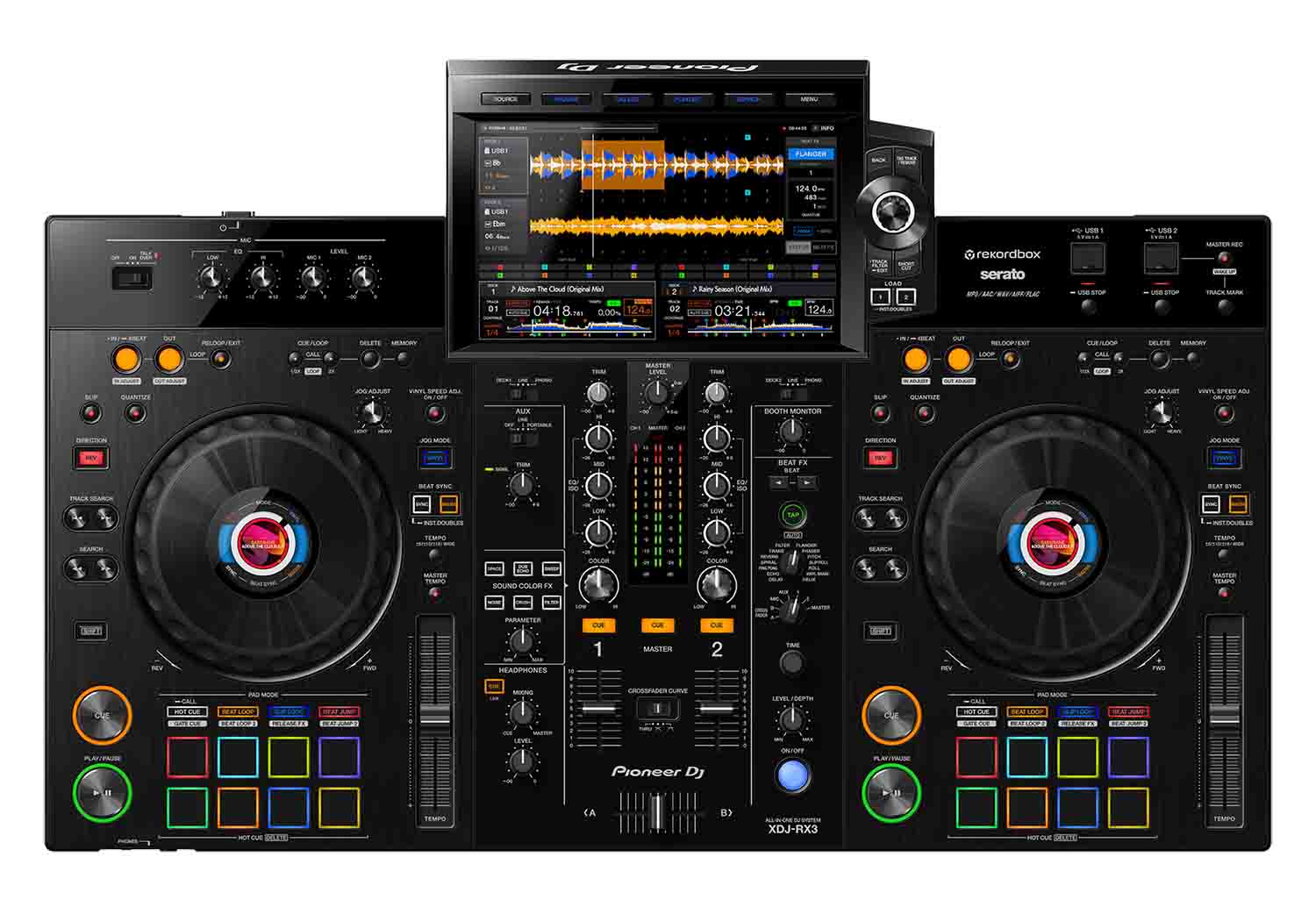 Pioneer DJ XDJ-RX3, 2 Channel Performance All-In-One DJ Controller System - Black - Hollywood DJ
