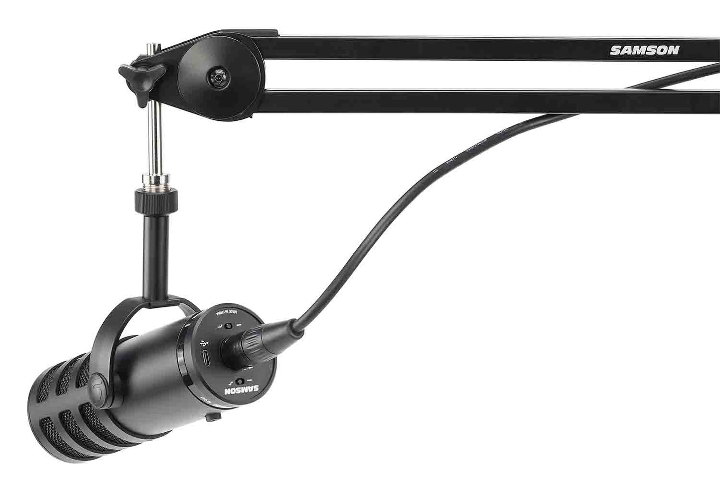 Samson Q9U XLR and USB Broadcast Dynamic Microphone - Hollywood DJ