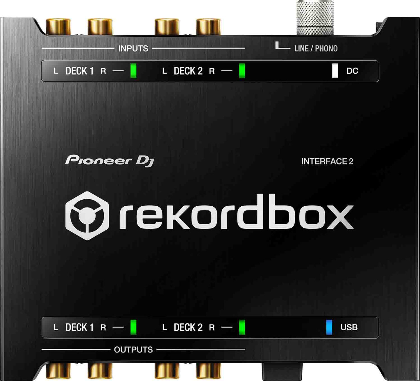 Pioneer DJ INTERFACE 2, 2-Channel Audio Interface for Rekordbox Dvs - Hollywood DJ