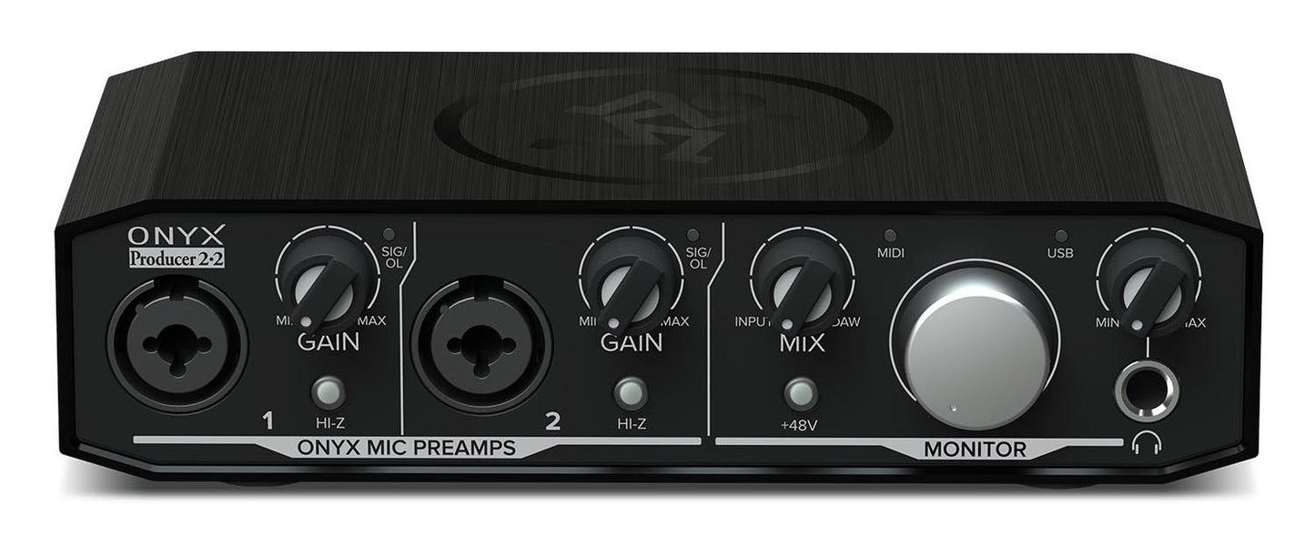 Mackie Onyx Producer 2-2 USB Audio Interface With MIDI - Hollywood DJ