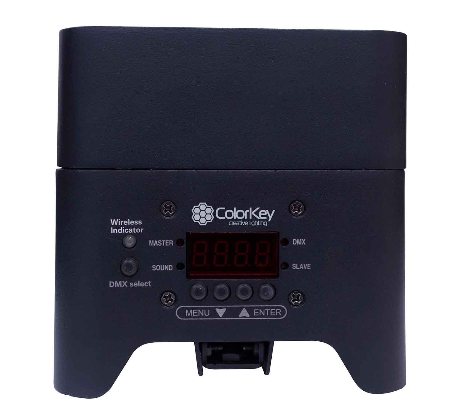 Colorkey CKW-6024 MobilePar Mini Hex 4 Bundle with Carrying Case - 4-Pack - Hollywood DJ
