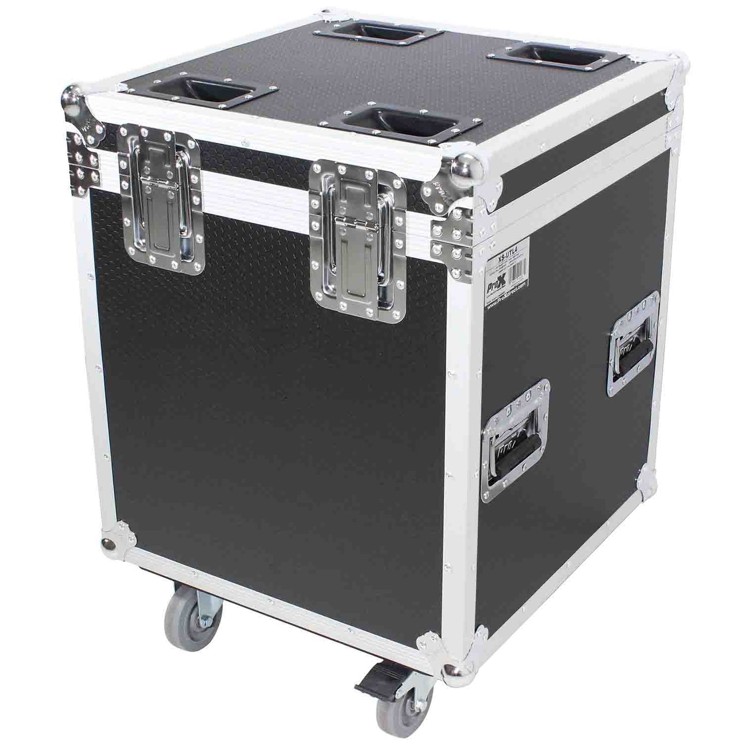 ProX XS-UTL4 Half Trunk Utility Flight Case with Casters 22.5" x 22.5" x 25.00" - Hollywood DJ
