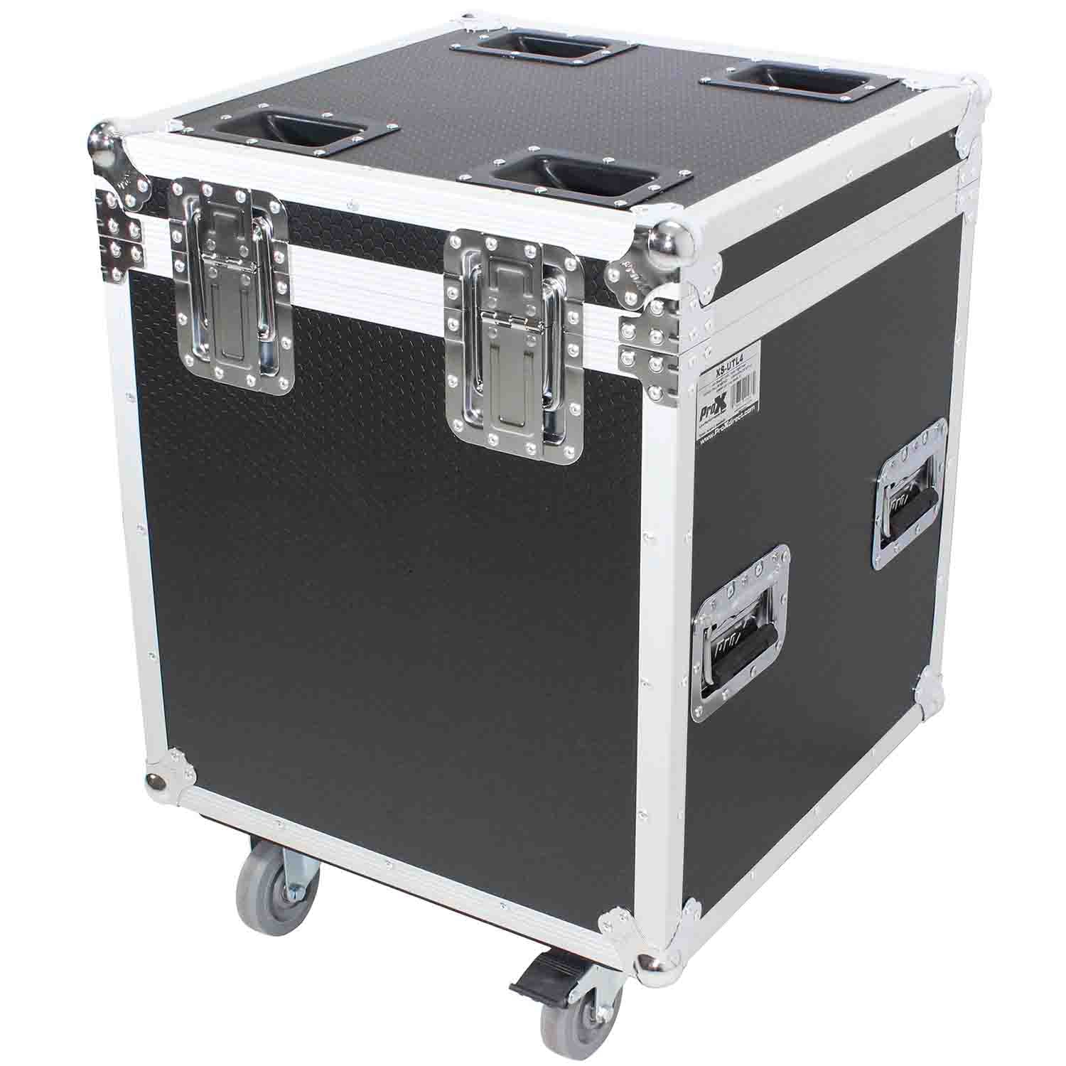 ProX XS-UTL4 Half Trunk Utility Flight Case with Casters 22.5" x 22.5" x 25.00" - Hollywood DJ