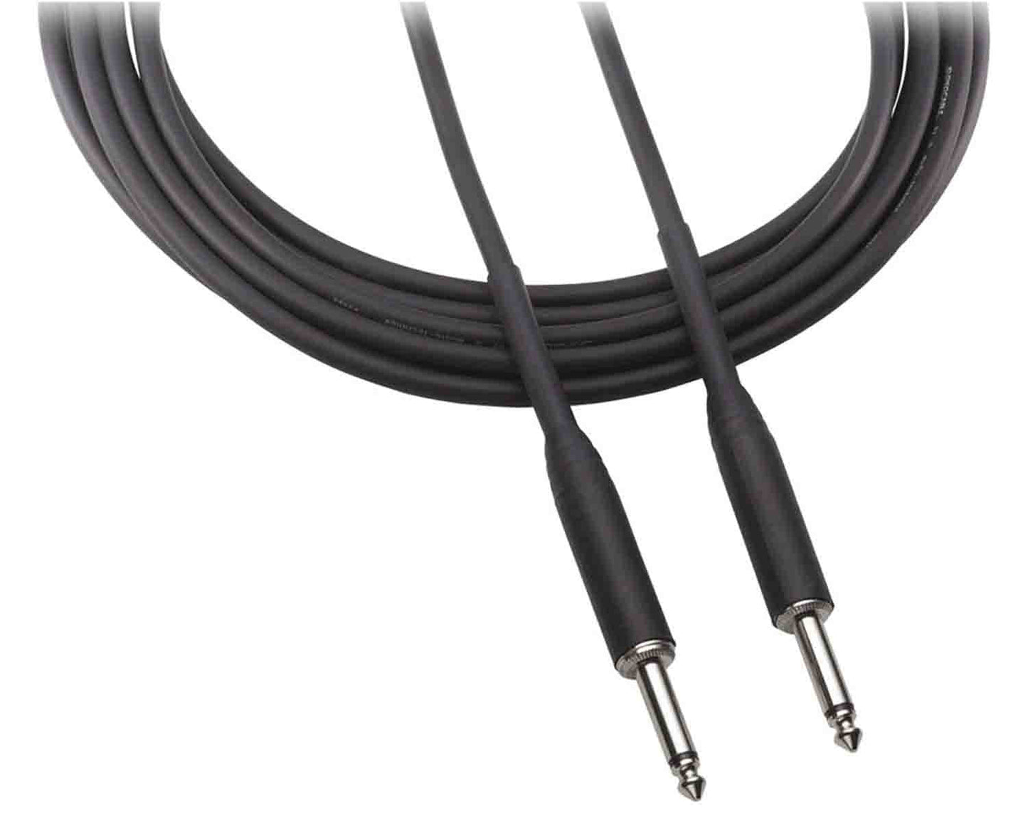 Audio Technica AT8390-6, ¼ Inch Male to ¼ Inch Male Instrument Cable - 6 - Hollywood DJ