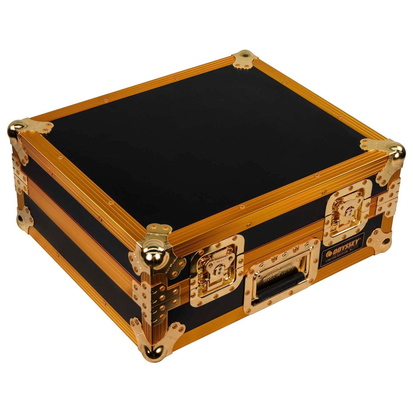 Odyssey FZ1200GOLD Limited Edition Gold Turntable Flight Case - Hollywood DJ