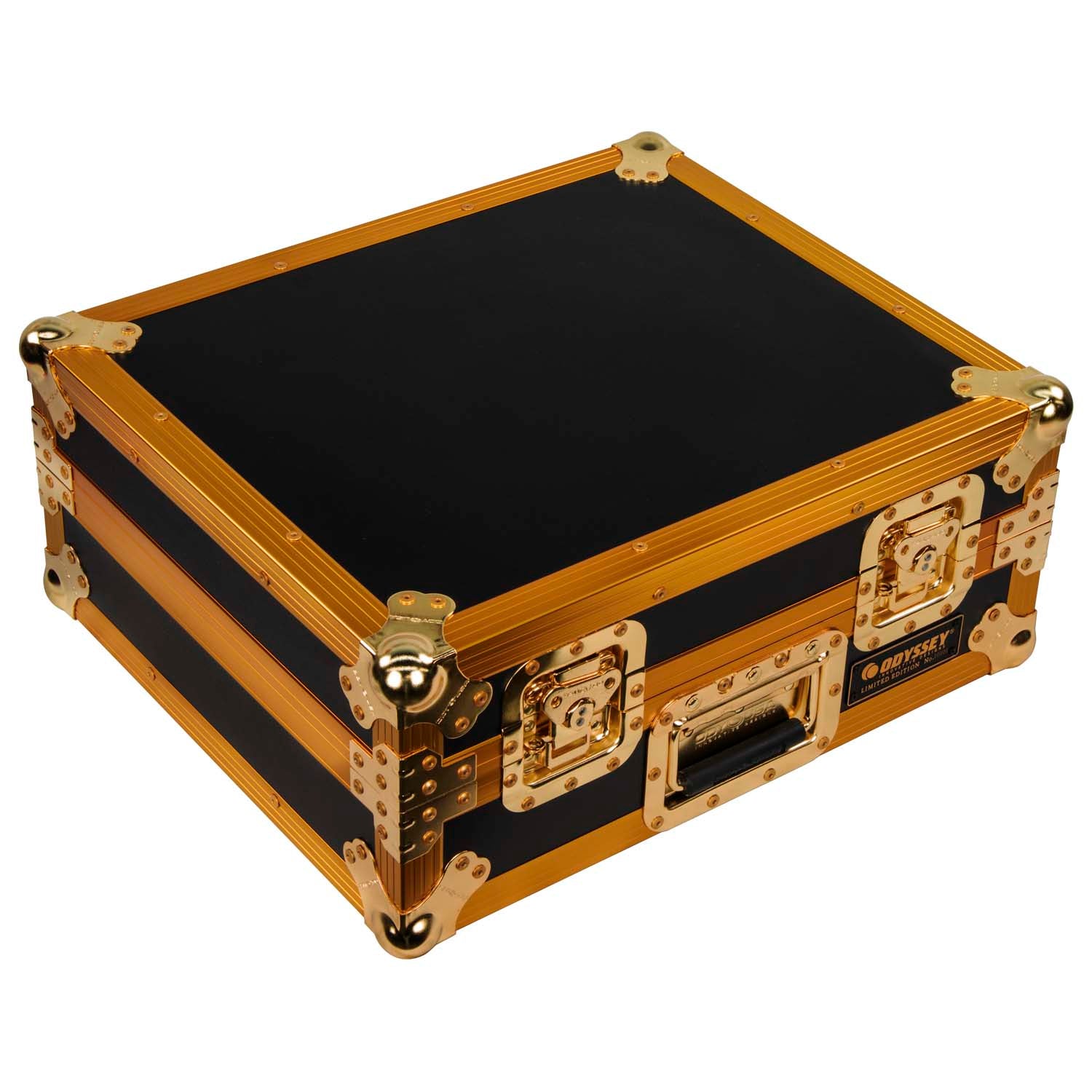 Odyssey FZ1200GOLD Limited Edition Gold Turntable Flight Case - Hollywood DJ