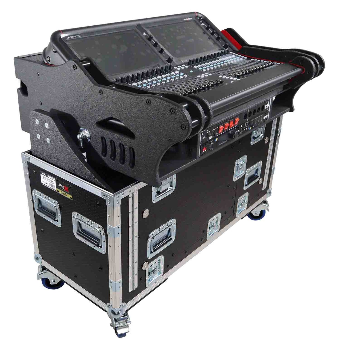 ProX XZF-AHAVANTIS 2U, Hydraulic Lift Case For Allen and Heath Avantis Console - Hollywood DJ
