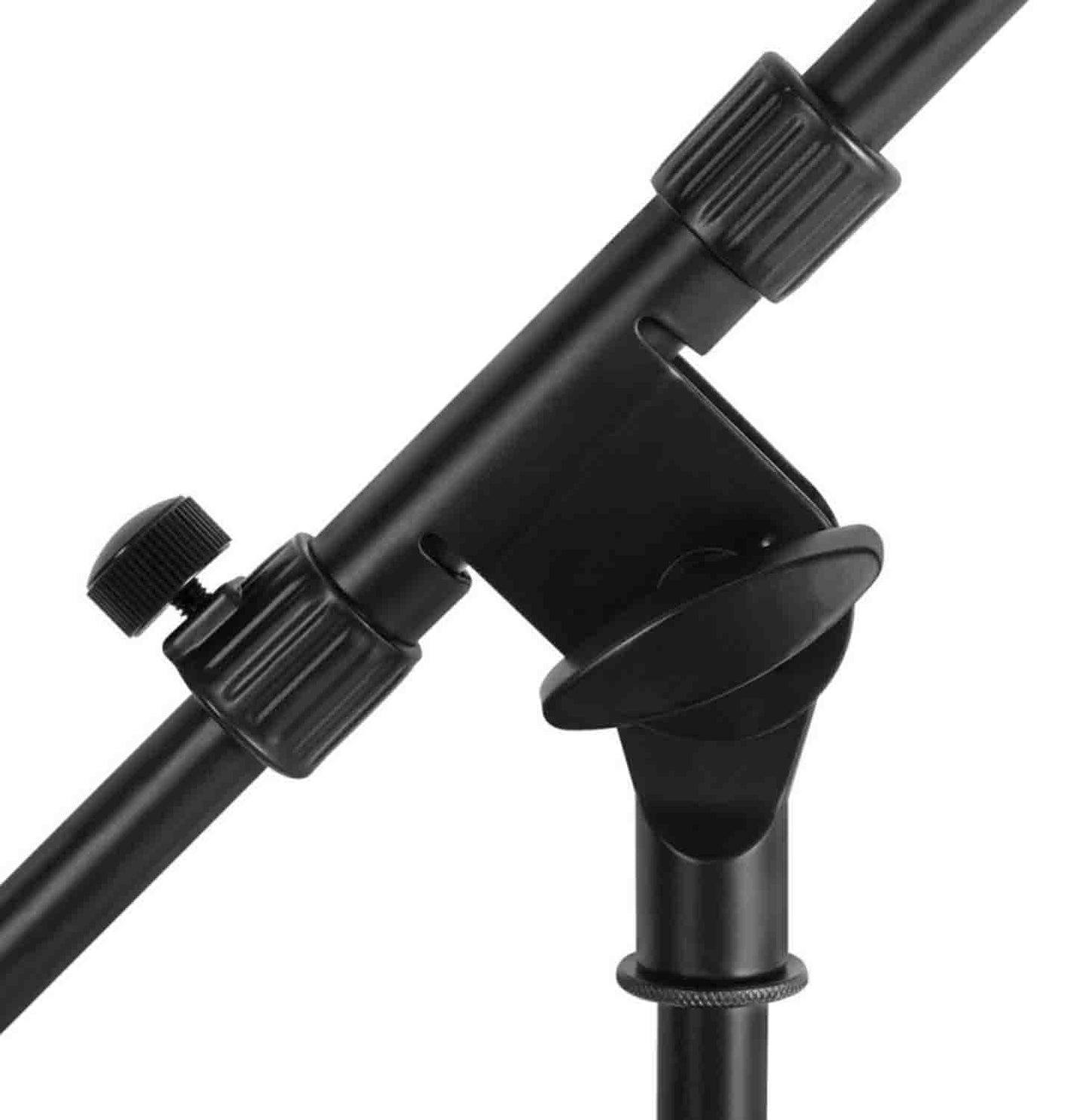 On Stage MS9409 Pro Kick Drum Microphone Stand with Telescoping Shaft and Adjustable Boom - Hollywood DJ