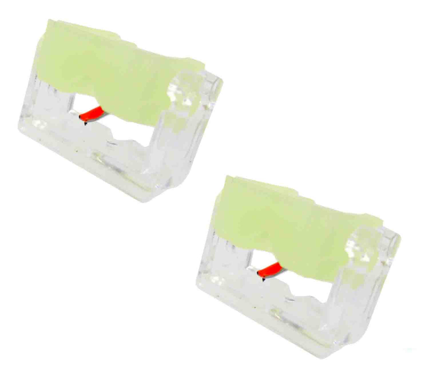 Jico J-AAC0058, N-44-7 Aurora Improved Nude Replacement Styli - 2 Pack - Hollywood DJ