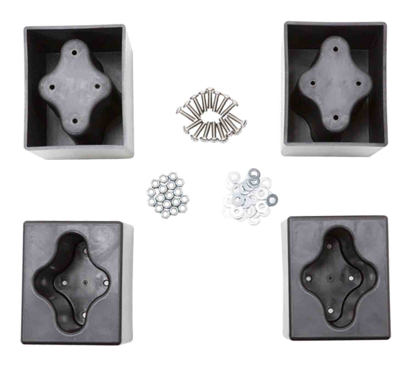 SKB Cases 3R-FLRK Forklift Riser Kit for Select 3R Series Cases - Set of 4 - Hollywood DJ