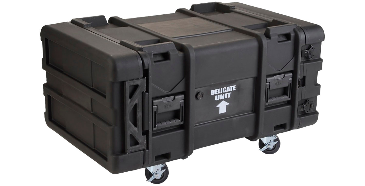 SKB Cases 3SKB-R906U30, 6U 30-Inch Deep rSeries Shock Rack Case - Hollywood DJ