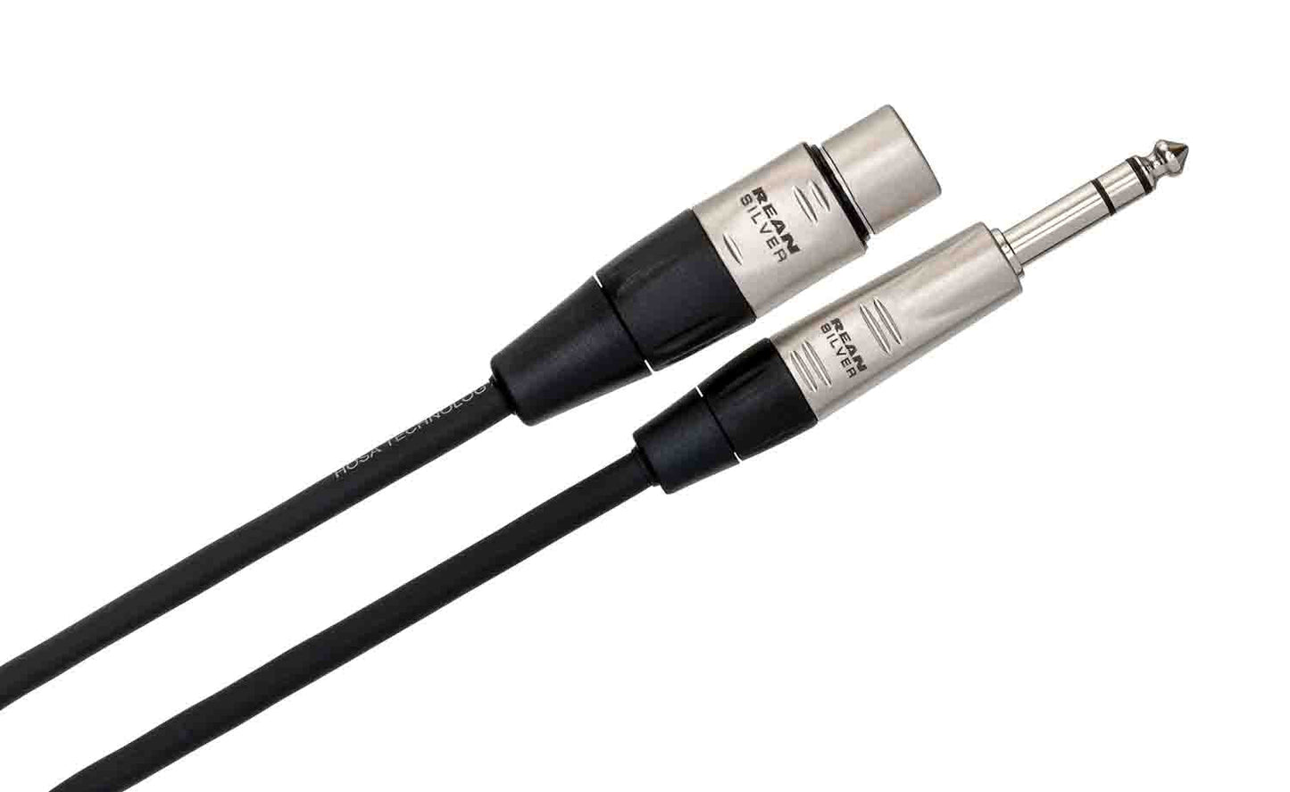 Hosa HXS-001.5, REAN XLR3F to 1/4" TRS Pro Balanced Interconnect - 1.5 Feet - Hollywood DJ