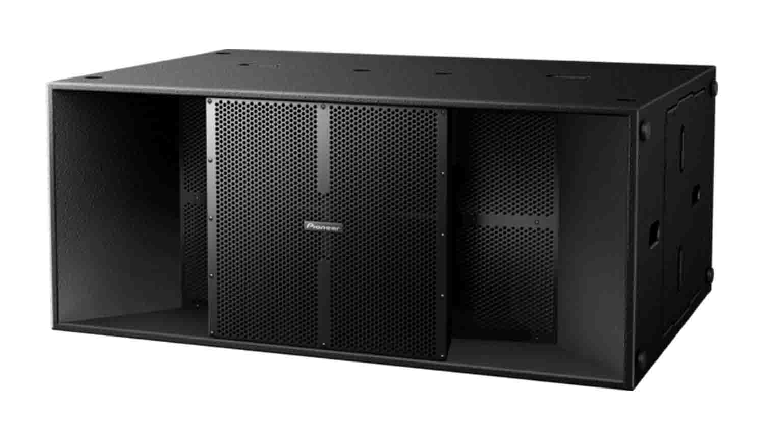 Pioneer XY-218HS-B Dual 18” Horn-Loaded Subwoofer - Black - Hollywood DJ