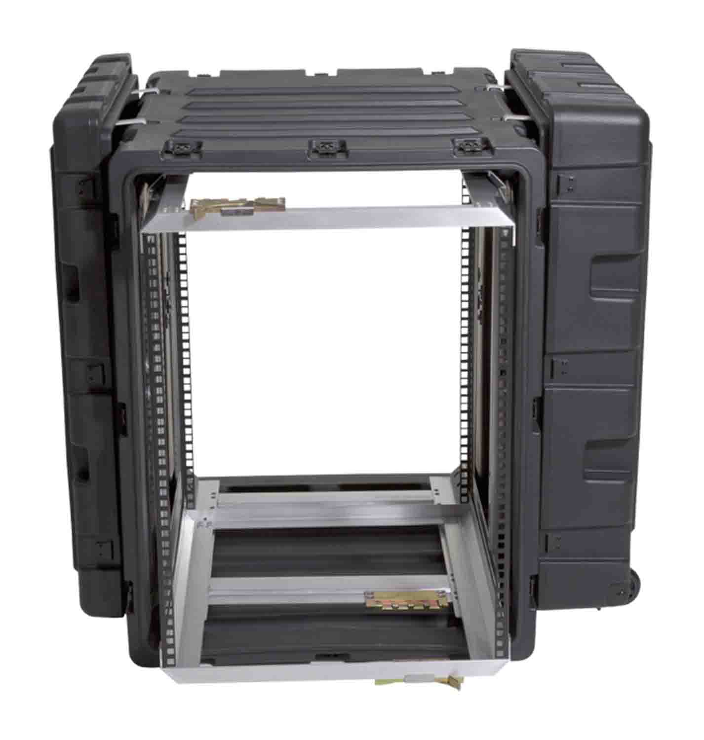 SKB Cases 3RR-14U24-25B, 14U 24-Inch Deep RR Series Shock Rack Case - Hollywood DJ