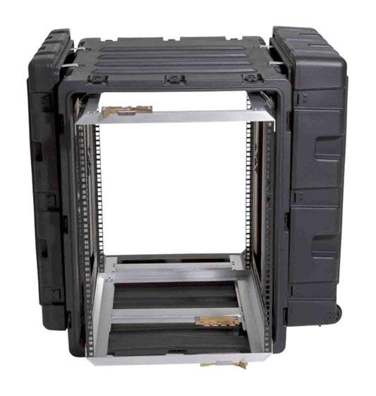 SKB Cases 3RR-14U24-25B, 14U 24-Inch Deep RR Series Shock Rack Case - Hollywood DJ
