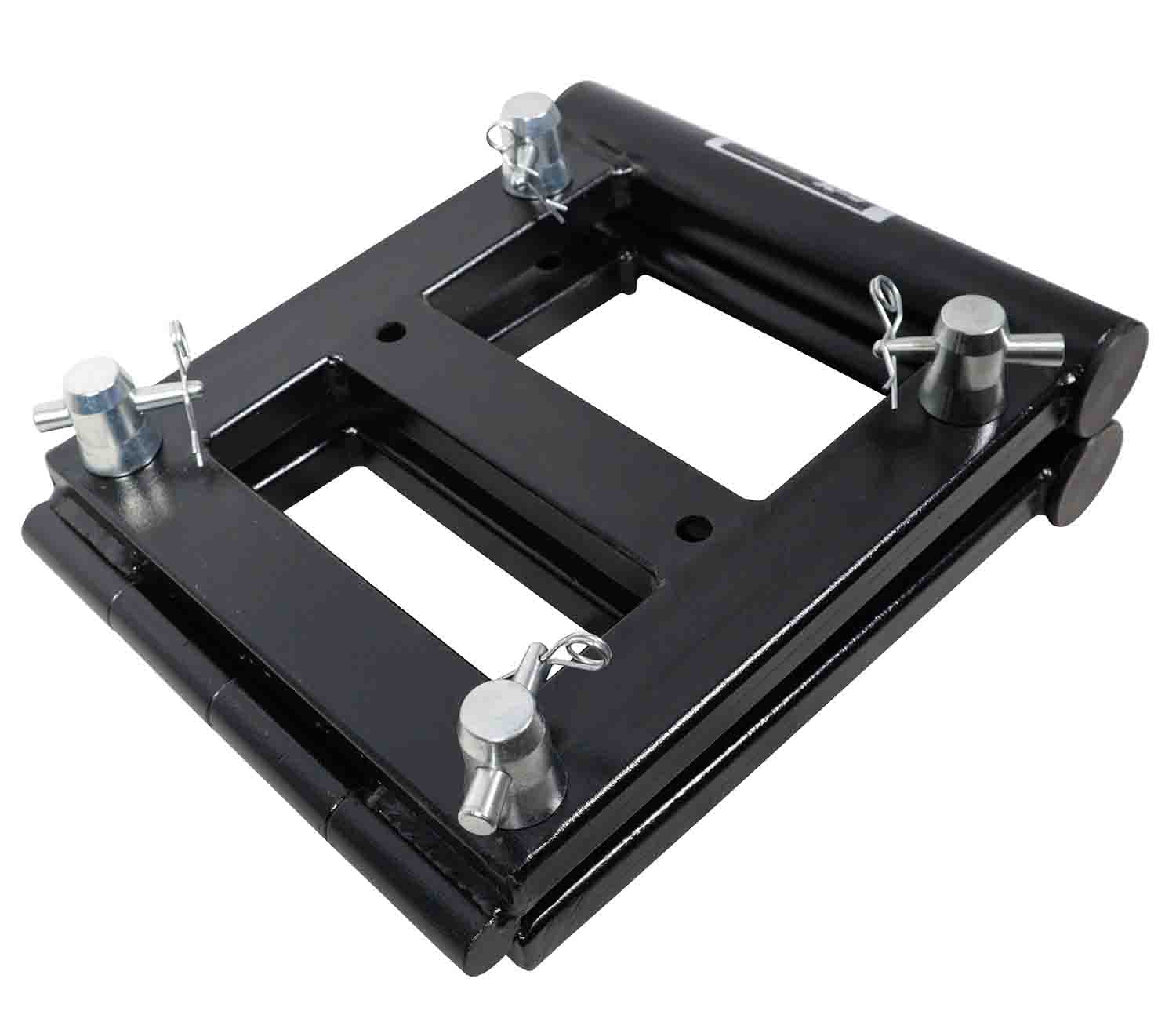 ProX XT-BH180-BLK (180˚) degree Adjustable Plate Hinge For XT-SQ F34 Conical Truss - Junction Box Angle /Black Finish - Hollywood DJ