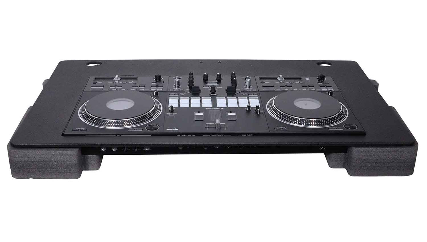 ProX XZF-DJREV7BLPLATE Replacement Face Top Plate for Pioneer DDJ-REV7 Control Tower DJ Booth -Black Finish - Hollywood DJ